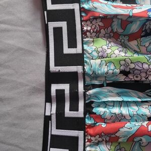 Versace Floral Skirt with Black Geometric Waistband  Fits 8,9,10 Years Girls.